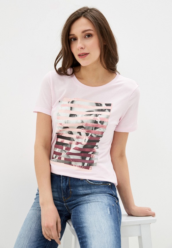 

Футболка Guess Jeans, Розовый