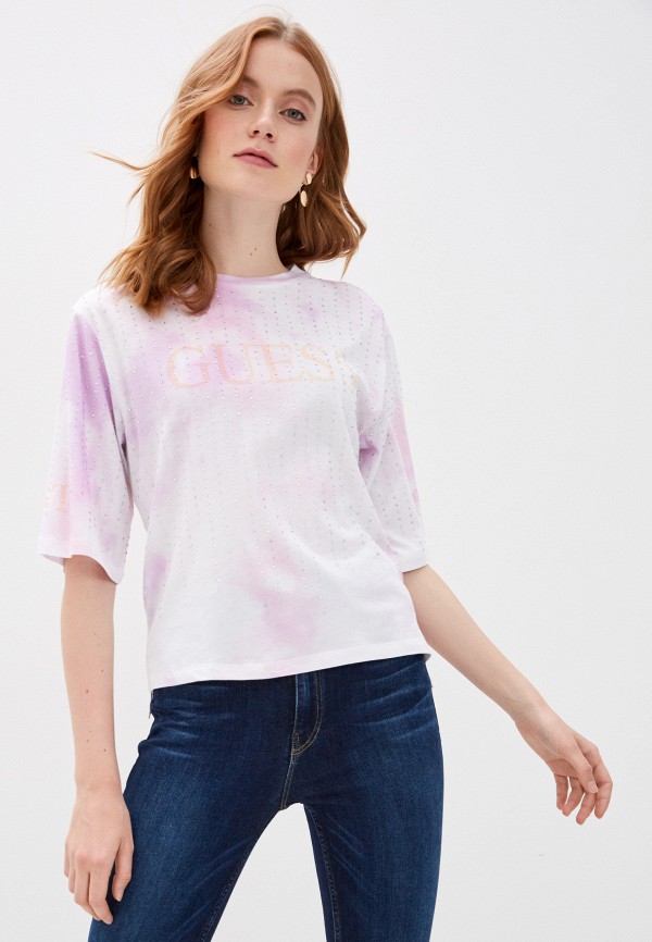 

Футболка Guess Jeans, Розовый, Guess Jeans GU644EWHMIF4