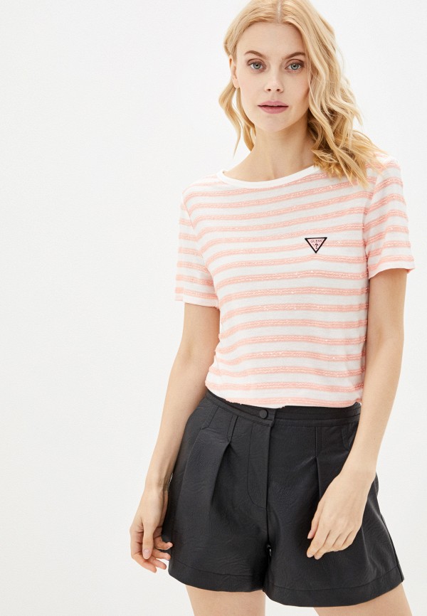 

Футболка Guess Jeans, Розовый