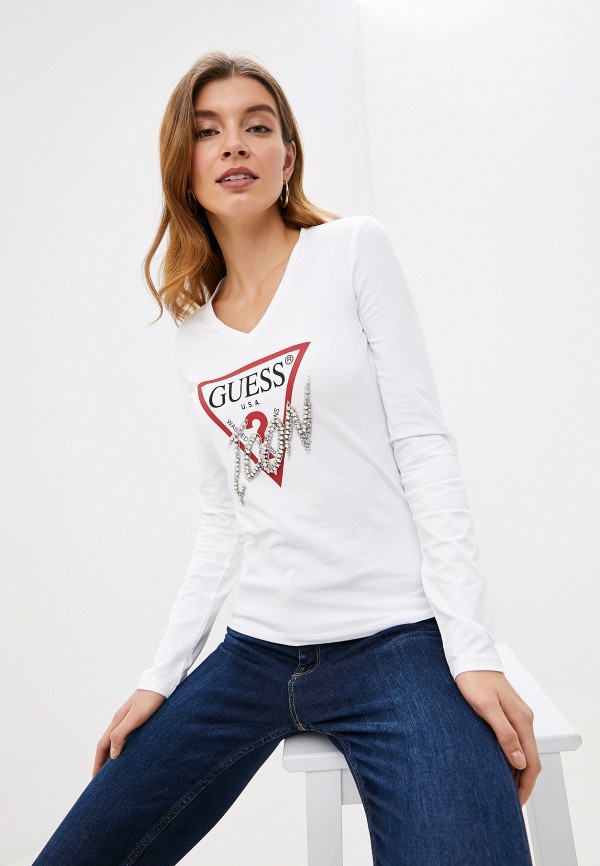 

Лонгслив Guess Jeans, Белый