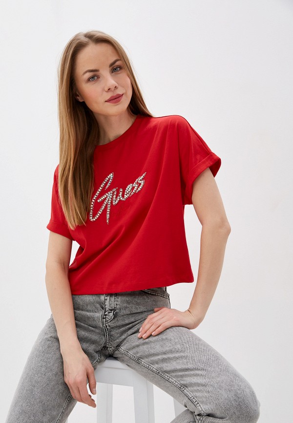 

Футболка Guess Jeans, Красный