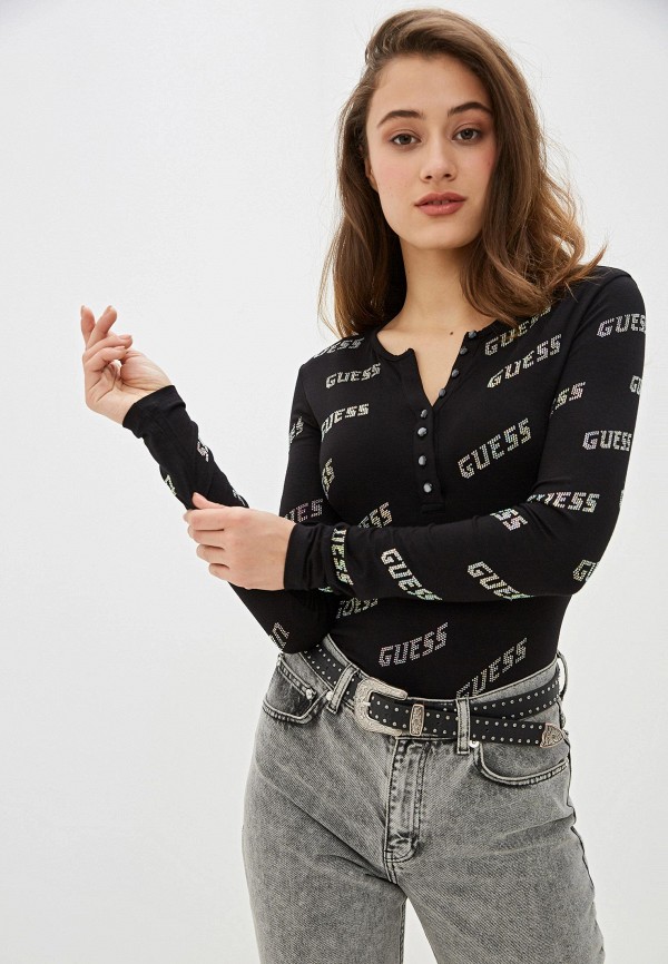 

Лонгслив Guess Jeans, Черный, Guess Jeans GU644EWHSLL8