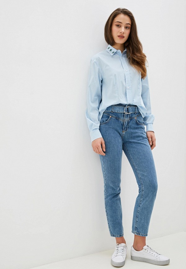 

Рубашка Guess Jeans, Голубой, Guess Jeans GU644EWHSLO4