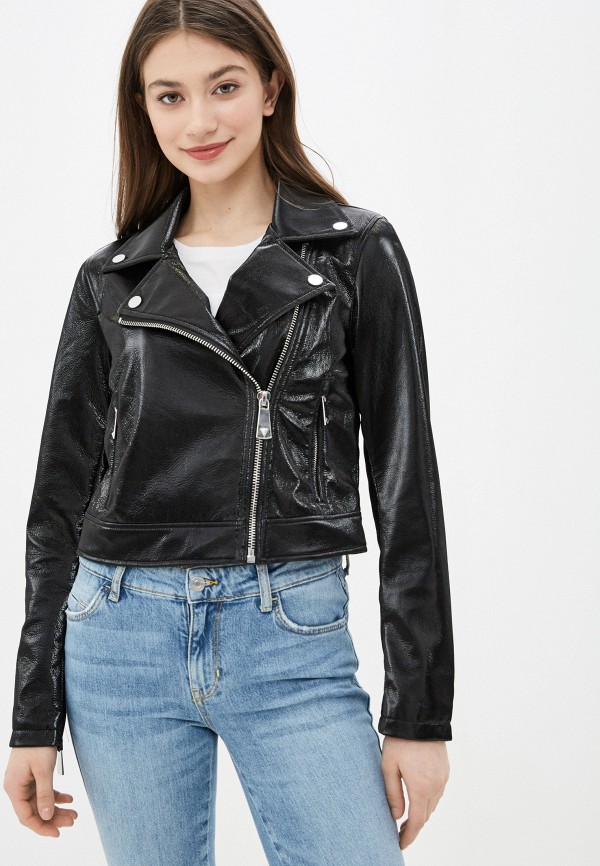 

Куртка кожаная Guess Jeans, Черный