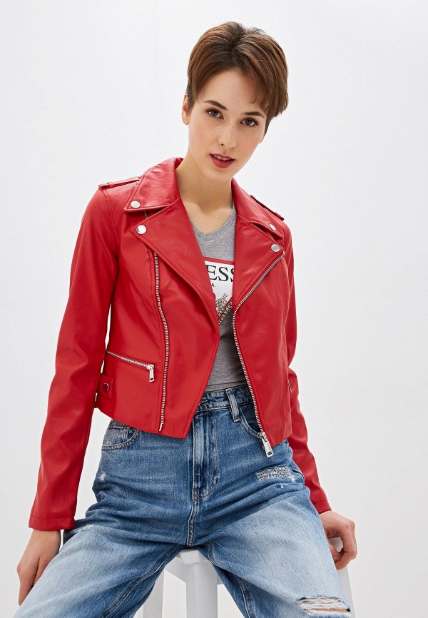 

Куртка кожаная Guess Jeans, Красный