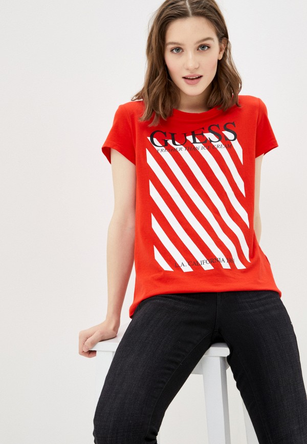 

Футболка Guess Jeans, Красный