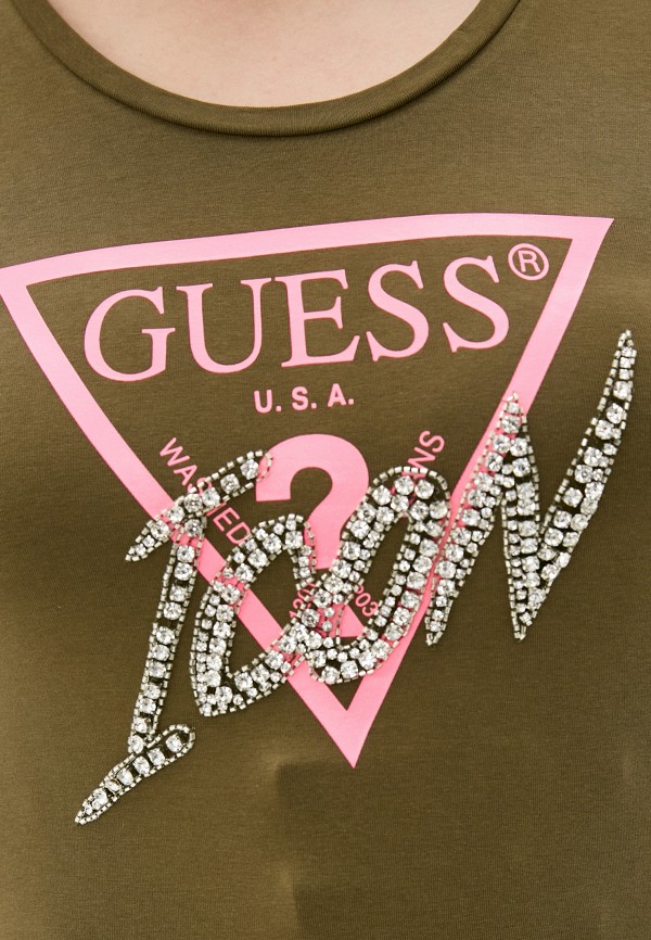 

Футболка Guess Jeans, Хаки, Guess Jeans GU644EWJEOI4