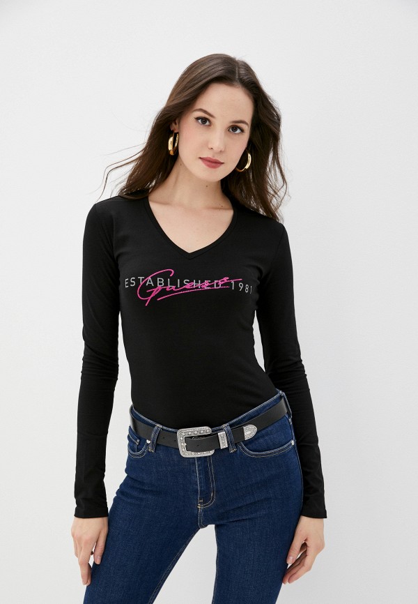 

Лонгслив Guess Jeans, Черный