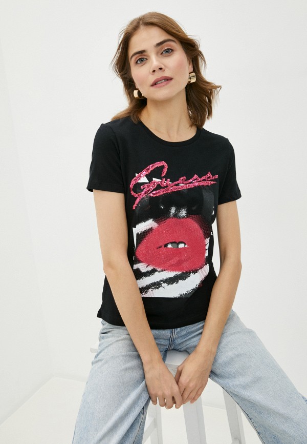 

Футболка Guess Jeans, Черный