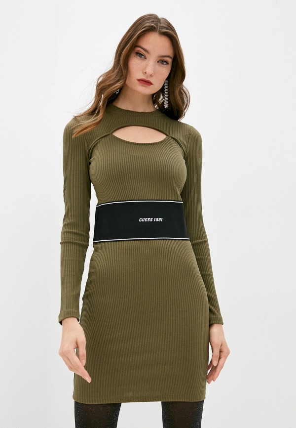 

Платье Guess Jeans, Хаки