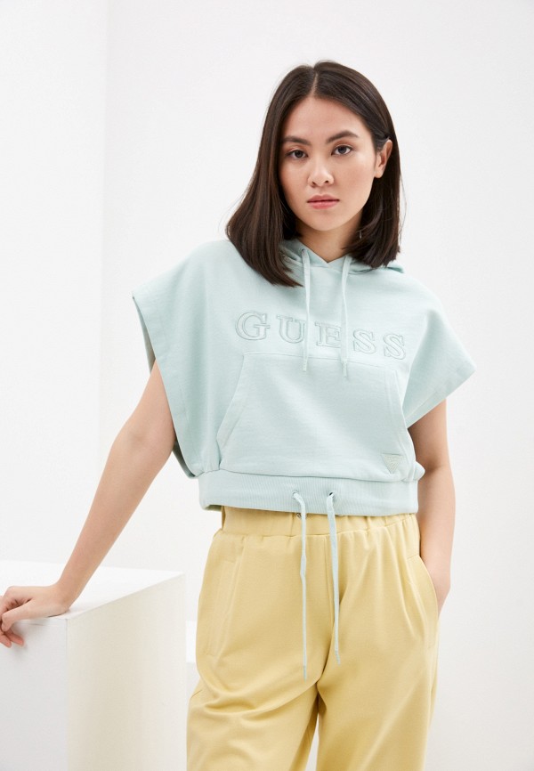 

Худи Guess Jeans, Бирюзовый