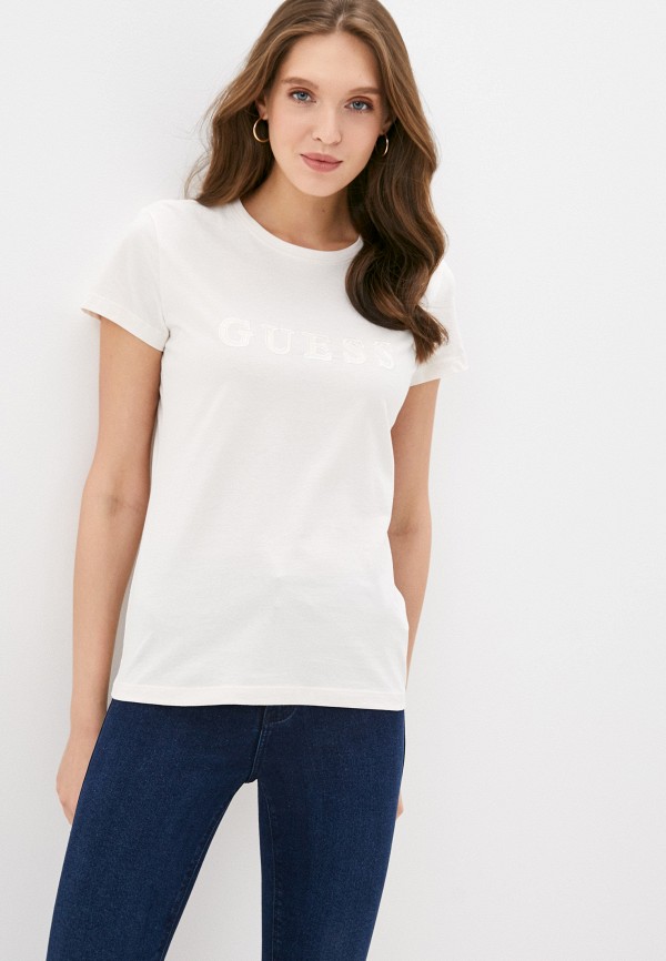 

Футболка Guess Jeans, Бежевый