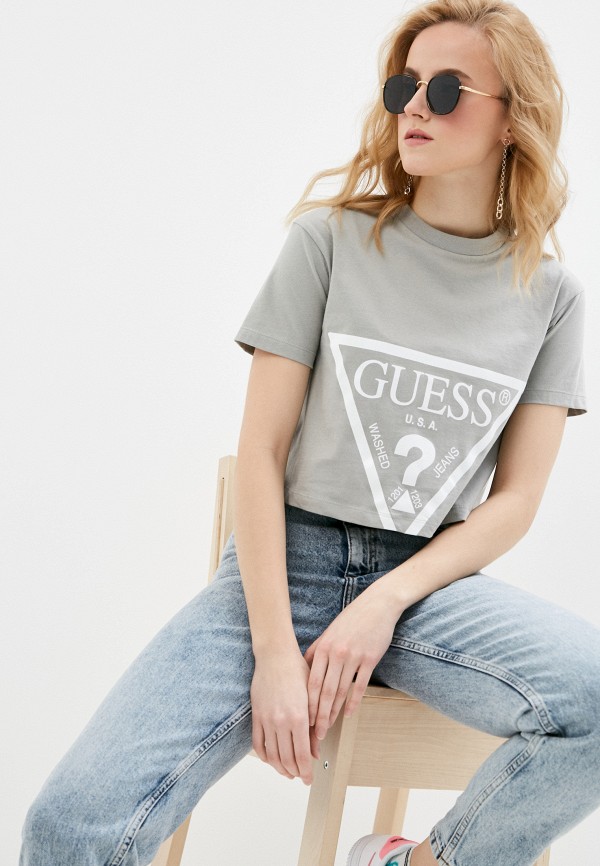 

Футболка Guess Jeans, Серый