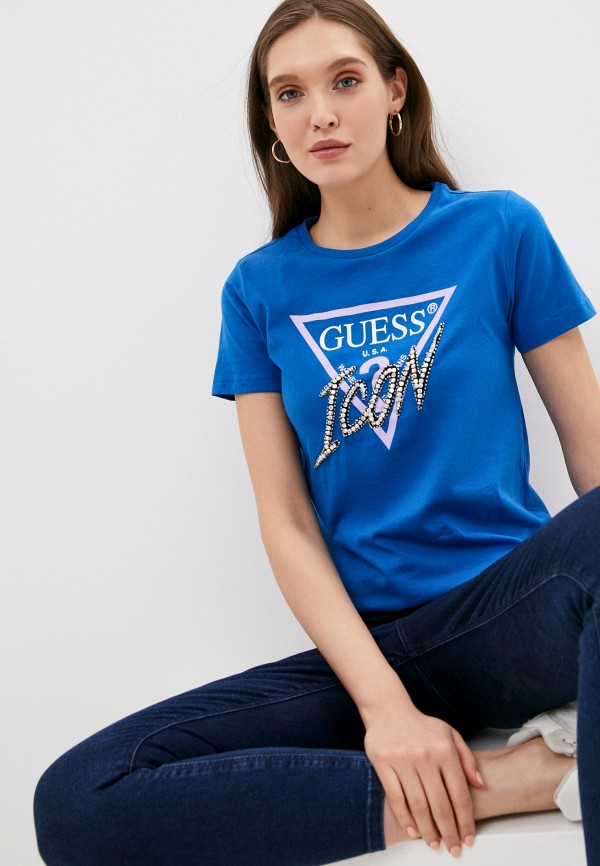

Футболка Guess Jeans, Синий