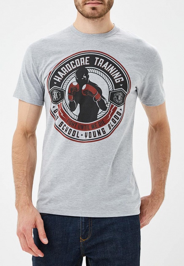 

Футболка Hardcore Training, Серый, Round T-Shirts