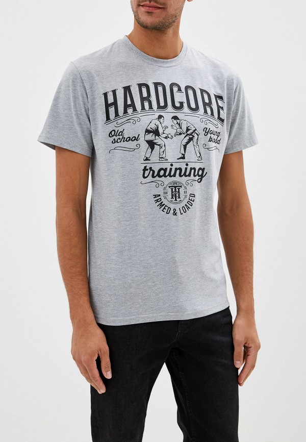 

Футболка Hardcore Training, Серый, BJJ Melange T-Shirt