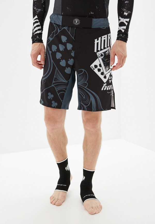 

Шорты спортивные Hardcore Training, Черный, The Gambler fightshorts