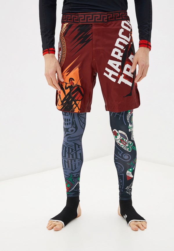 

Шорты спортивные Hardcore Training, Бордовый, Sparta Red Fightshorts Red