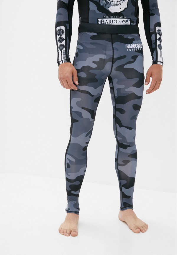 

Брюки компрессионные Hardcore Training, Серый, Night Camo 2.0
