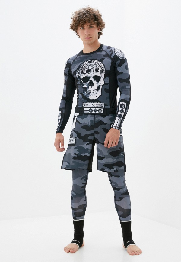 

Шорты спортивные Hardcore Training, Серый, Fear Zone Fightshorts