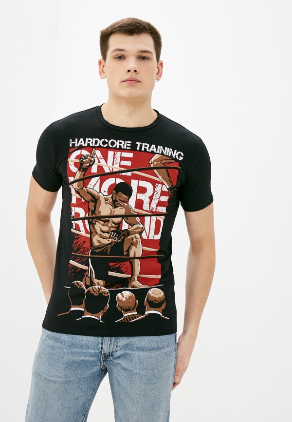 

Футболка Hardcore Training, Черный, One more round