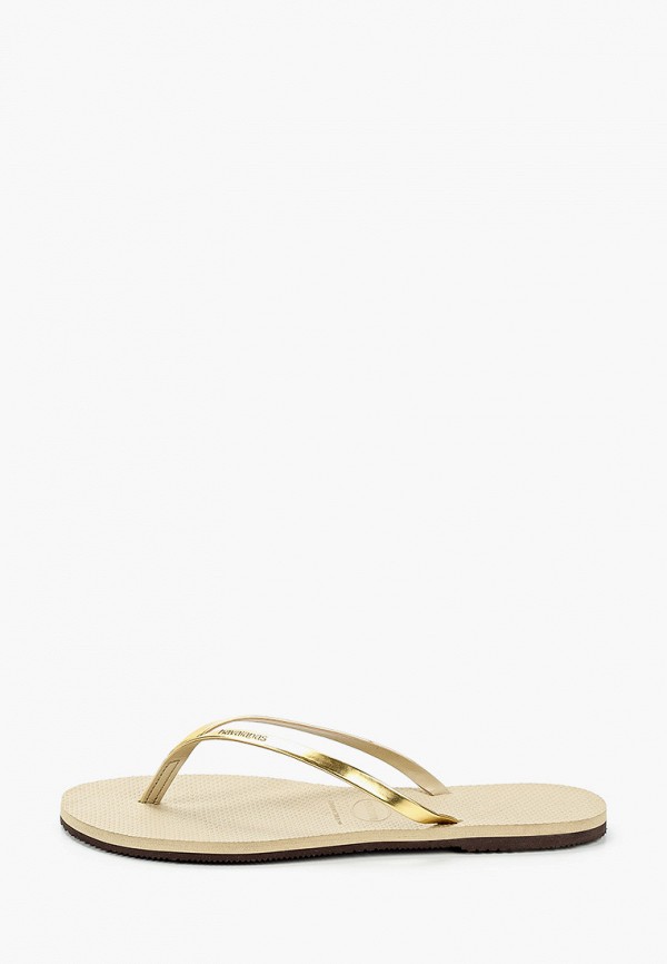 

Сланцы Havaianas, Золотой, YOU METALLIC