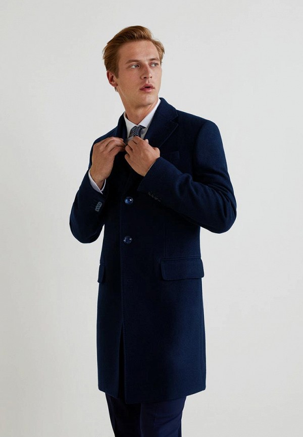 

Пальто Mango Man, Синий