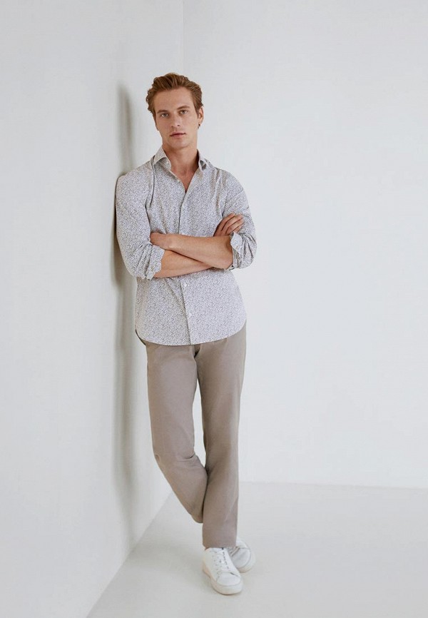 

Рубашка Mango Man, Mango Man HE002EMDQCT8, Серый