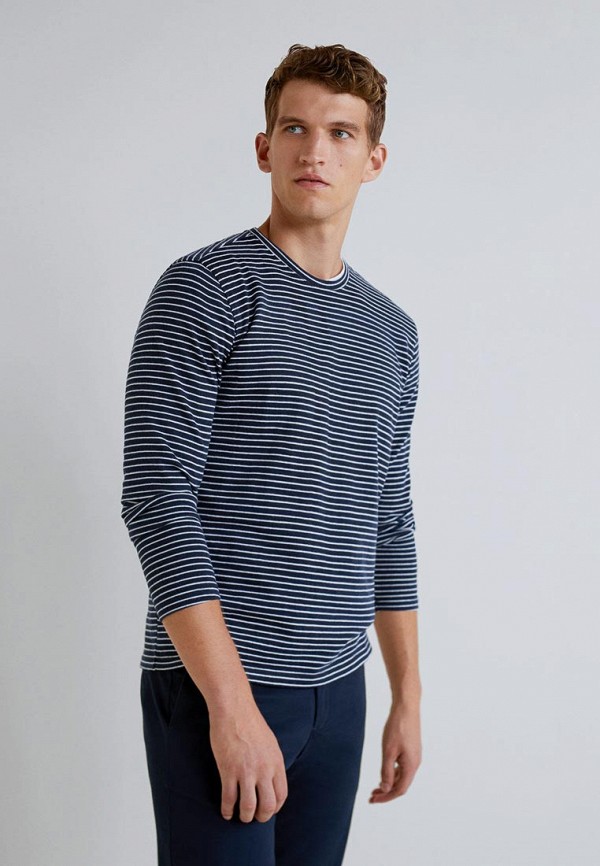 

Лонгслив Mango Man, - SAUTELA, Синий