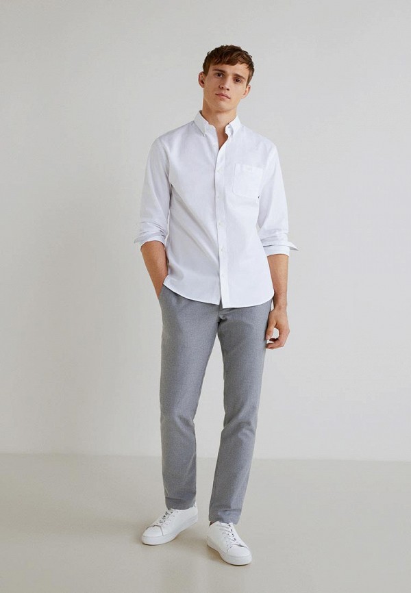 

Рубашка Mango Man, Mango Man HE002EMDXXB6, Белый