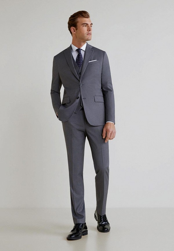 

Пиджак Mango Man, Mango Man HE002EMDXXP4, Серый