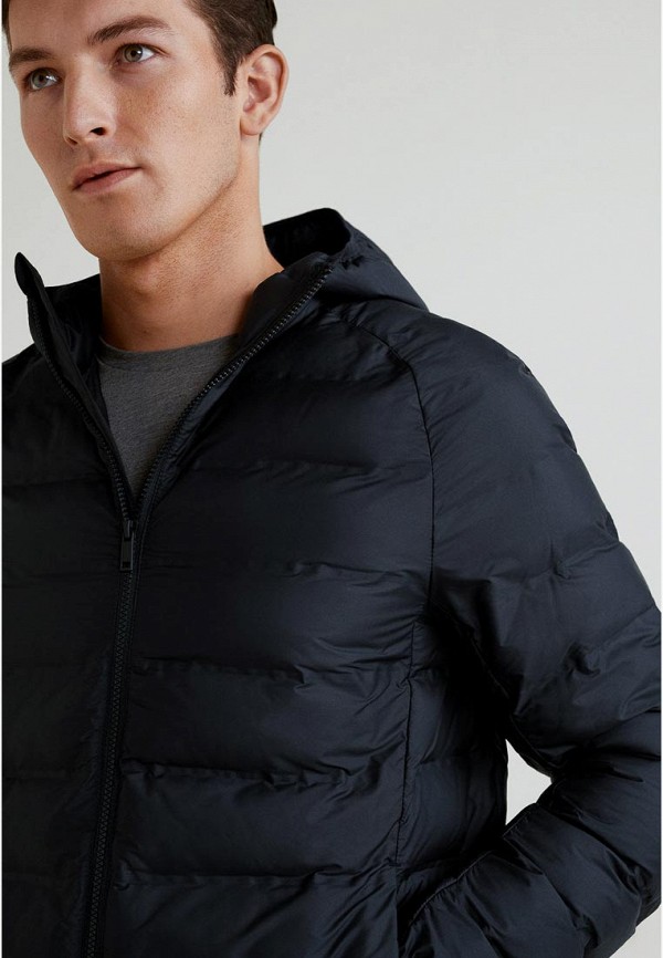 

Куртка утепленная Mango Man, Mango Man HE002EMDYAE9, Черный