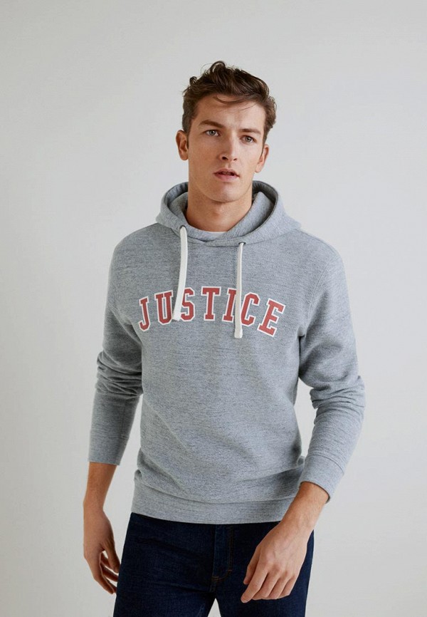 

Худи Mango Man, - JUSTICE, Серый