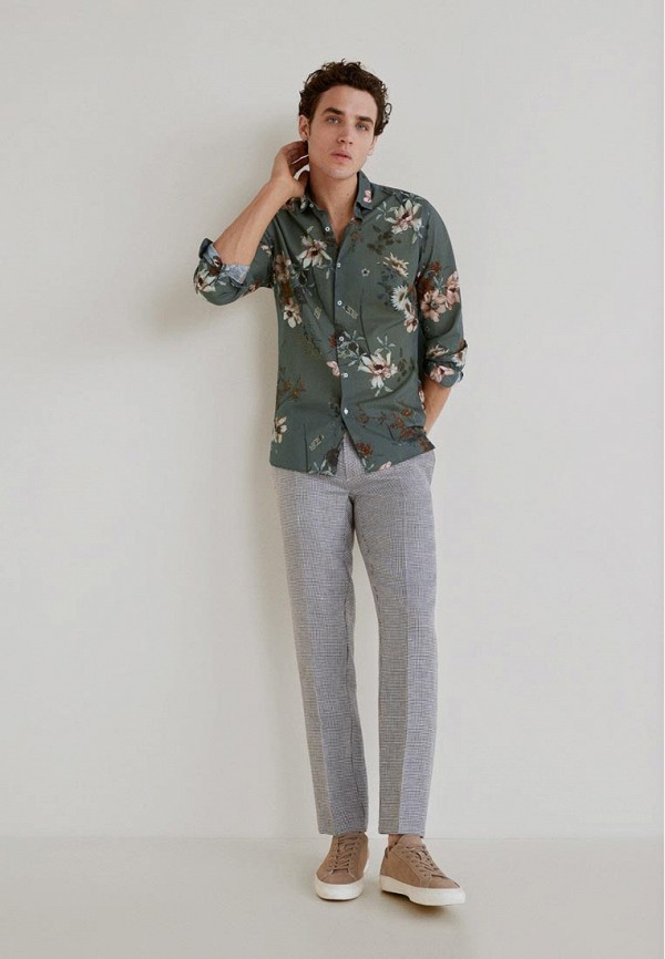 

Рубашка Mango Man, Mango Man HE002EMELGR1, Зеленый