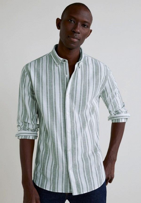 

Рубашка Mango Man, Mango Man HE002EMEOCQ3, Зеленый