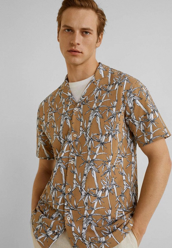 

Рубашка Mango Man, Mango Man HE002EMEUOQ2, Бежевый