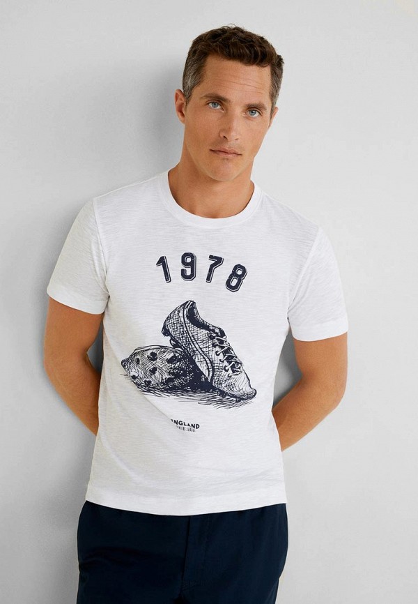 

Футболка Mango Man, Mango Man HE002EMFCMQ7, Белый