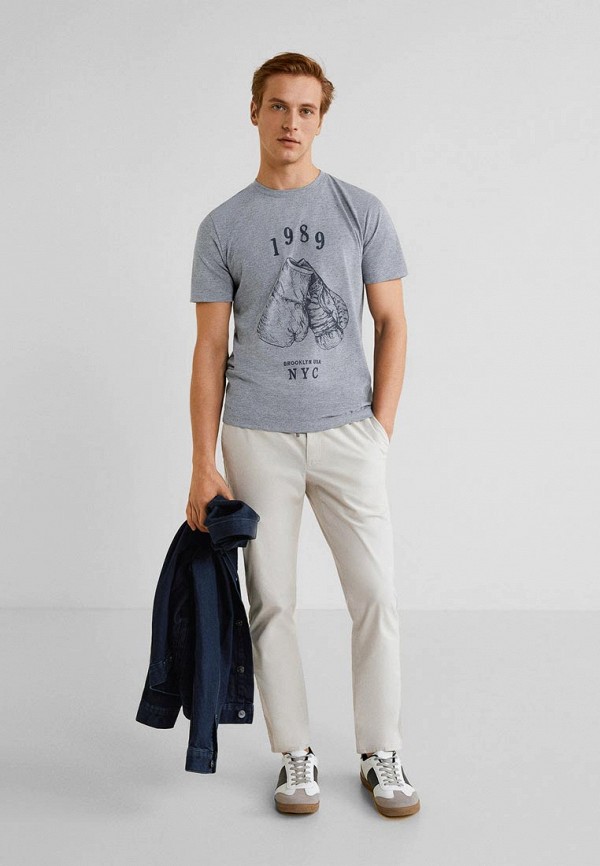 

Футболка Mango Man, Mango Man HE002EMFCNM5, Серый