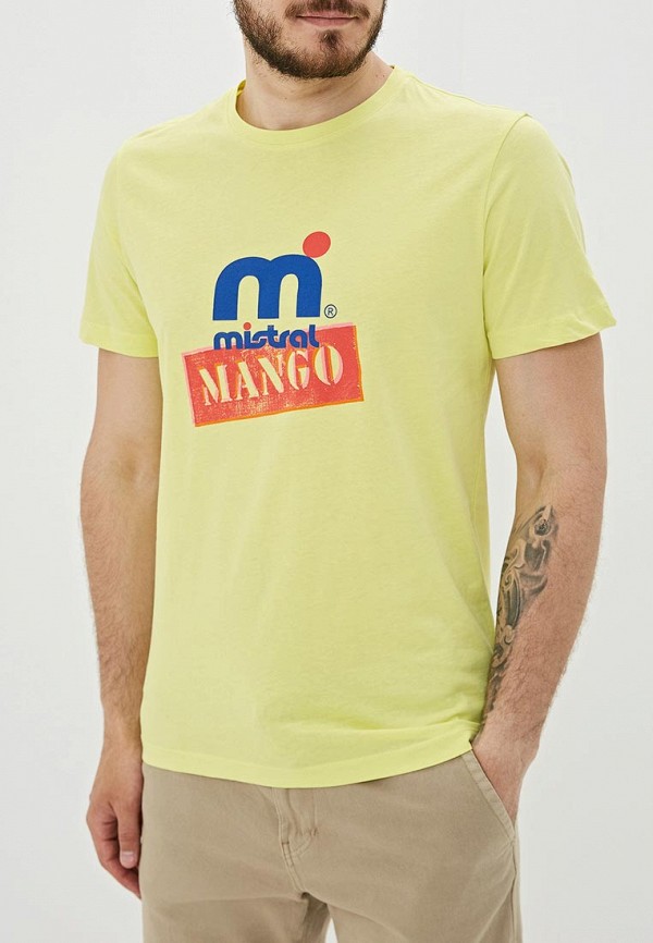 

Футболка Mango Man, Желтый