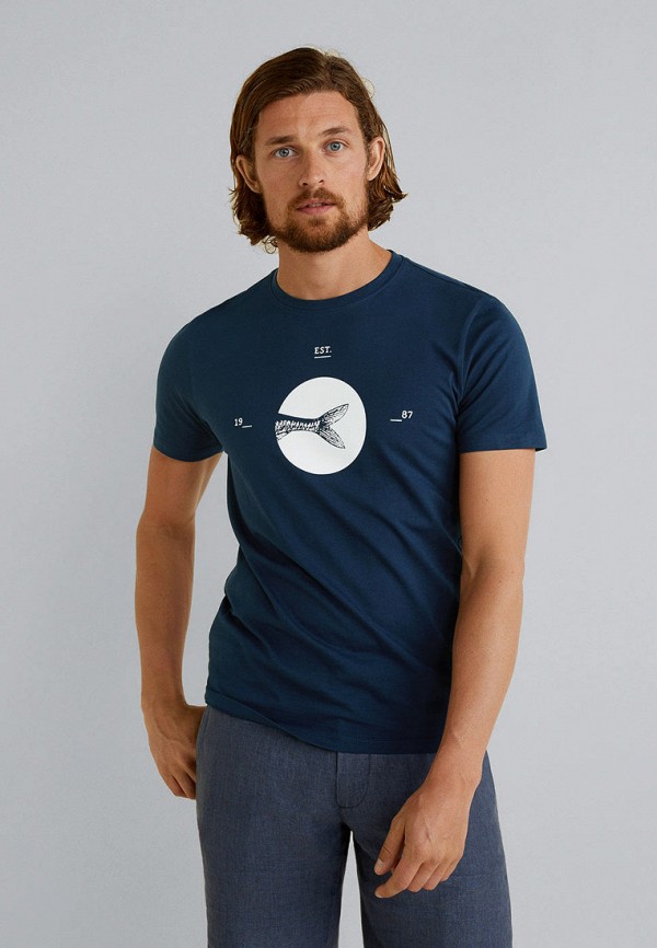 

Футболка Mango Man, - FISHBLUE, Синий