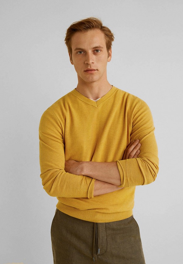 

Пуловер Mango Man, Желтый, Mango Man HE002EMFQZZ9