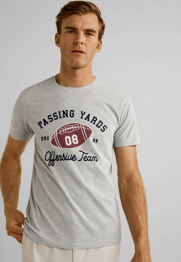 

Футболка Mango Man, Серый, - FOOTBALL