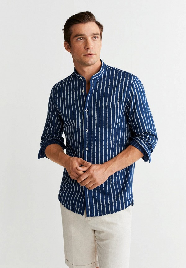 

Рубашка Mango Man, Mango Man HE002EMGDFW5, Синий