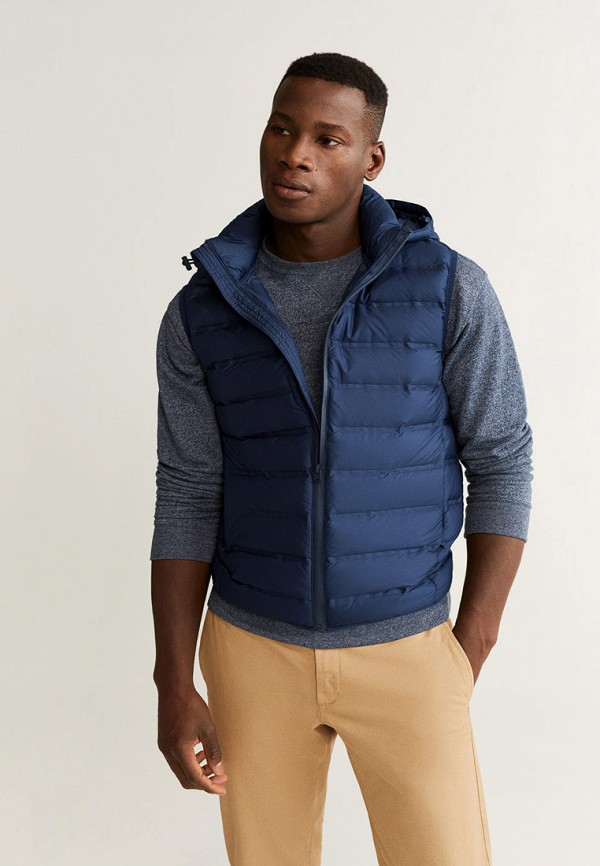 

Жилет утепленный Mango Man, Синий, Mango Man HE002EMGHTJ2