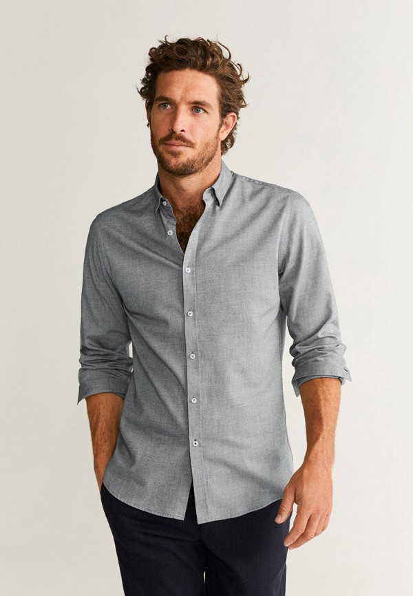 

Рубашка Mango Man, Серый, - TWILL