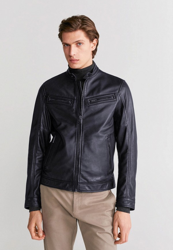 

Куртка кожаная Mango Man, Черный, - CUIR