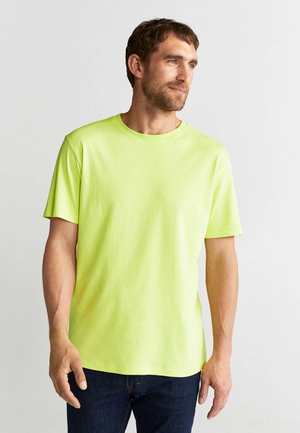 

Футболка Mango Man, Желтый, Mango Man HE002EMJKHN6