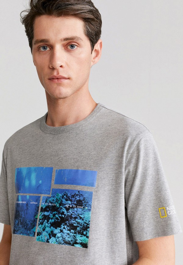 

Футболка Mango Man, Серый, Mango Man HE002EMJKTE3