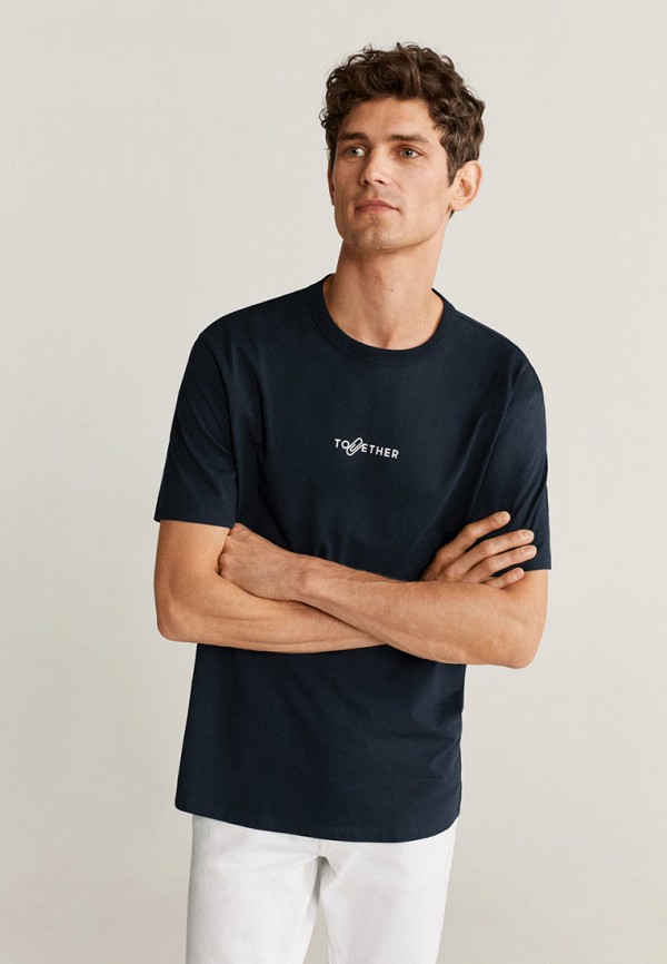 

Футболка Mango Man, Синий, EMBRO, Online Exclusive