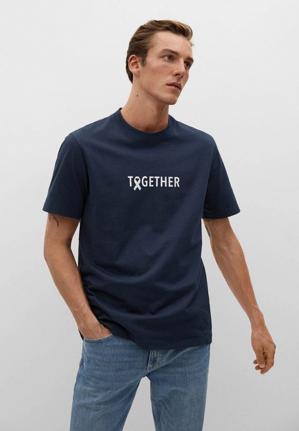 

Футболка Mango Man, Синий, - TOGETHER